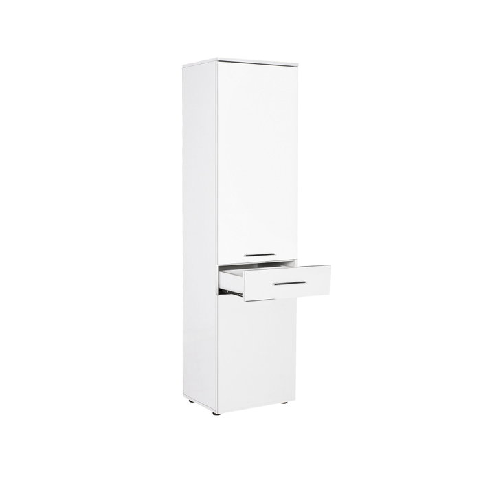Hanah Home Armario Multiusos Blanco con Estantes y Cajón Adr-621-Pp-1